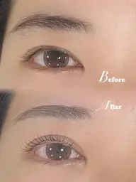 【＊目元のトータルケア＊】まつげパーマ+眉毛ワックス※現金、交通系IC不可