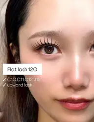 【高級エクステ使用⭐︎】フラットラッシュ80本（LEDエクステ＋1100円）