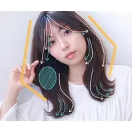 【ミディアム🩵】骨格/顔型/パーソナルカラー診断🪽‪短く結べる長さにしたい方向け🫧(70%off)