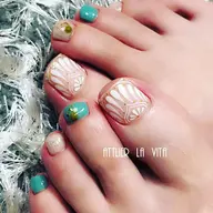 【FOOT】ジェルネイル*ワンカラーorグラデーション