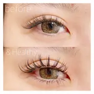 ❣️ミニモ限定❣️最新技法‼︎バインドロック160本×&Healthy(パーマ)下がりまつげの方おすすめ👏