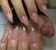 フレンチネイル／ガラスフレンチ