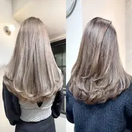 【平日ご予約限定】🩷似合わせカット＋ブリーチなし透明感カラー＋韓国発祥の水トリートメント✨