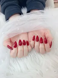 【オフなし】ジェルチップ長さ出しワンカラー