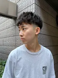 メンズカット+ワンカラー