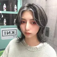 【外国人風3Dカラー】ケアブリーチ使用ハイライトorローライトandオンカラー【ブリーチ込み】