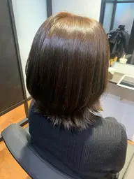 似合わせカット＋透明感ワンカラー(全体)