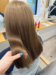 【ダメージ気になる方🙌︎💕︎】ブリーチなしWカラー+トリートメント