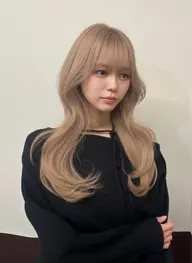 ケアブリーチ＋ケアカラー＋小顔カット