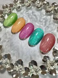 【当店大人気】初回ジェルオフ無料❣️ガラスフレンチ