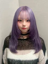 【🎀ིྀメンテナンス時期の方に✨】根元3cmまで！リタッチブリーチカラー＋さらさらトリートメント*⑅🤍ᩚ