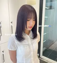 【 似合わせカット‪✂︎‬♡ 】+ 【 ワンカラー🩵🫧 】