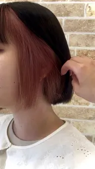 🉐minimo限定🉐インナーカラー＋オンカラー(ブリーチ込み)🌈