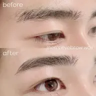 メンズ眉ワックス脱毛/カット込み/眉メンズメイク