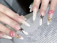【オフなし】チップ長さだし+持ち込みシンプルデザイン90分