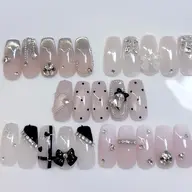 10名限定🌟上限で終了‼️通常 11500円→5500円‼️ワンホン長さ出し10本＋定額デザインコース🤍