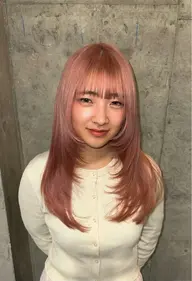 👀そろそろケアしたい👀🌈ダブルカラー🌈カット➕ケアブリーチ➕トリートメント