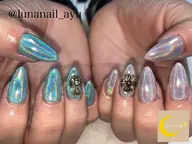 【ジェル】ミラーorユニコーンorオーロラネイル🦄🌈6480円