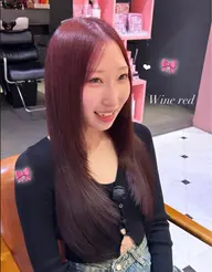 冬人気⛄️🤍 ワインレッドカラー🎀 カラー+高保湿トリートメント💟
