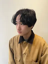 メンズカット+炭酸泉