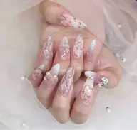 チップ長さだし10本やり放題コースコース🌹『持ち込みデザイン可能』　￥10500