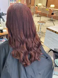 🍒赤系カラーにしたい人必見🍒ワンカラー➕艶トリートメント