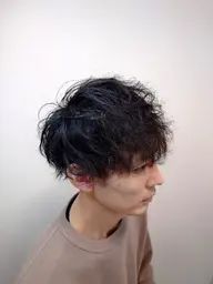 メンズカット、パーマ