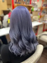 【✨溢れ出す透明感✨】全体ブリーチ2回+全体カラー