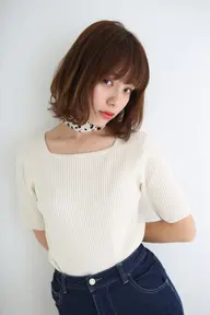 前髪ストレートパーマ