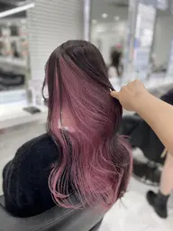 👱‍♀️インナーカラー/イヤリングカラーはこちら👱‍♀️ブリーチありダブルカラー🤍