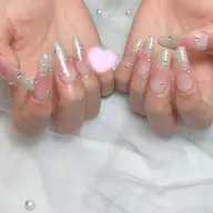 【10本チップ長さ出し】10本アート＋パーツ付け放題🎀当日デザインの相談OK🫶🏻オフケア込み