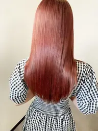 【髪質改善】カット+艶カラー+最高峰AnCロイヤル酸熱トリートメント¥17600→¥11300