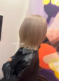 【🔥ハイトーンにしたい方必見🔥】ケアブリーチ＋カット＋オンカラー＋ワンステップトリートメント💫