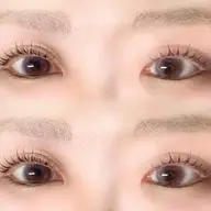 上下まつ毛パーマモデル(30分と記載がありますが、90​〜​120分となります🙇🏻‍♀️💦)