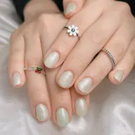 【ワンカラーネイル】2色まで選択可！/シルバーストーン10個または小さなリボンパーツ無料🎀🎀