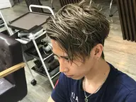 メンズ、ブリーチオンカラー