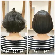 カット髪質&頭皮改善ストレートエステ