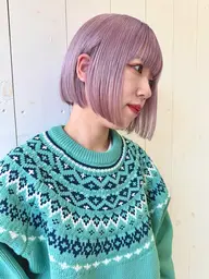 ブリーチ+カラー+3ステップトリートメント🩶