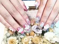 スカルプ長さ出しやり放題(時間内アート、パーツなんでもOK)ロング料金➕1000円