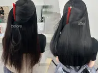 【🌈髪質改善ストレート🌈+自社トリートメント付き】