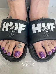 〖フット/オフ無し〗ワンカラー グラデーション