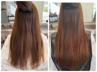 【5/4（月）限定！】黒木式酸性ストレート+内部補修4stepトリートメント¥22000→¥11000