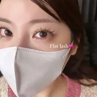 【リピーター様限定】オフ込み🩵フラットラッシュ80​〜​100本🩵コーティング付き¥6750