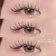 【 ナチュラル盛れ❣️】フラットラッシュ８０本　再来様￥５,０００＋オフ代￥５００