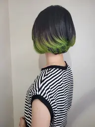 【人気Ｎｏ．2】🌟透明感抜群🌟ブリーチリタッチorインナーカラーorグラデーション&カット&ケアTr♥