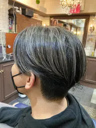 【Men’s限定★第一印象向上デザイン】カット＋メッシュ＋トリートメント