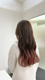 グラデーション カラー(ケアブリーチ込み)🫧🧊💎