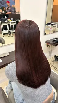 縮毛矯正リタッチ+トリートメント🎀