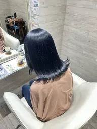 🩶🐈‍⬛〖ミニモ学割U24〗フェイクブラックカラー➕3stepトリートメント