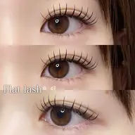 💎フラットラッシュ 100本💎《束感コーティング無料》